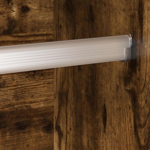 Гардероб 2 pcs Димящ дъб 50 x 50 x 200 cm Инженерно дърво