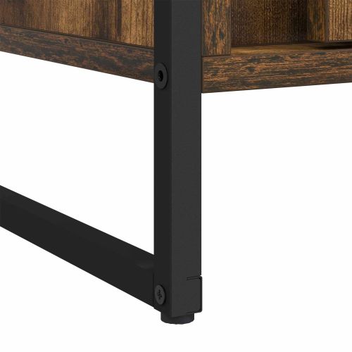 Гардероб 2 pcs Димящ дъб 50 x 50 x 200 cm Инженерно дърво