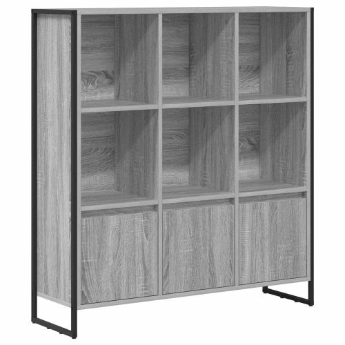 Шкаф за книги 2 pcs Сив Сонома 99,5 x 30 x 108,5 см