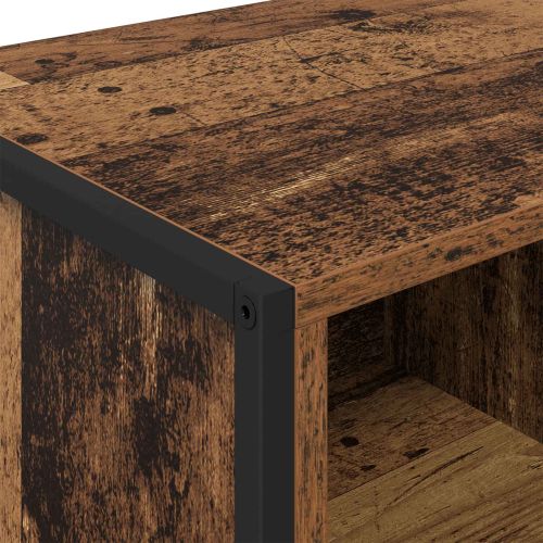 Служебен шкаф с чекмедже 2 pcs Старо дърво 81 x 36 x 150.5 см