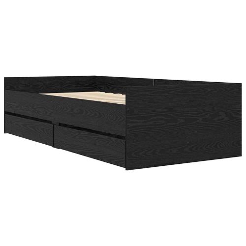 Рамка за легло Черния дъб 100 x 200 cm Солидно борово дърво