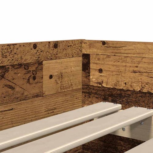 Рамка за легло Старо дърво 90 x 190 cm Солидно борово дърво