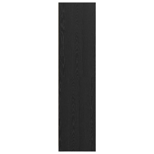 Гардероб с рафт Черния дъб 100 x 50 x 200 см Инженерно дърво