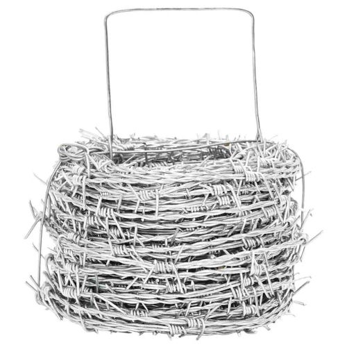 Бодлива тел Сребрист 100 m Горещо поцинкована стомана