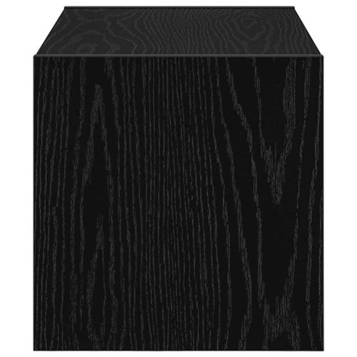 Стелаж за обувки, стифиращи, черен дъб, 60x30x30,5 см