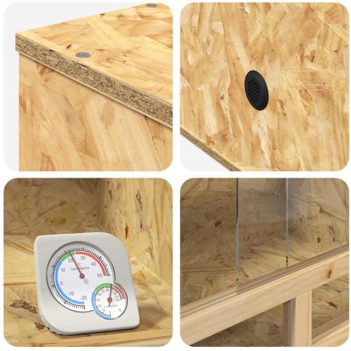 Терариум Кафяво 60 x 30 x 30 cm ОСБ