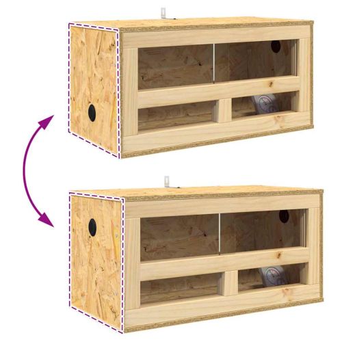 Терариум Кафяво 60 x 30 x 30 cm ОСБ