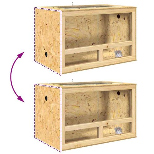 Терариум Кафяво 50 x 80 x 50 см ОСБ