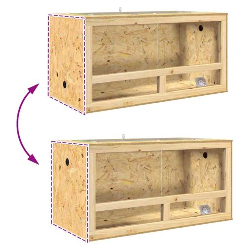 Терариум Кафяво 50 x 100 x 50 см ОСБ