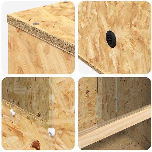 Терариум Кафяво 50 x 50 x 100 cm ОСБ