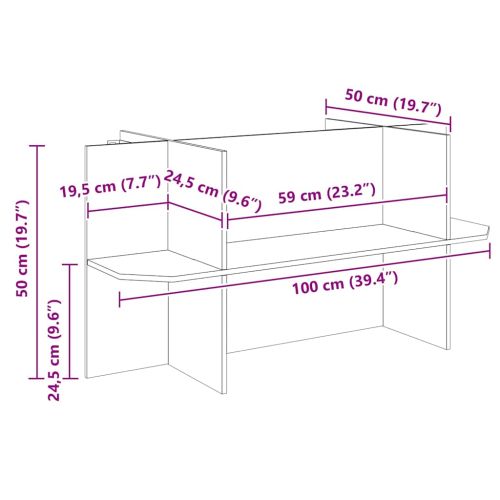 Основна за терариум Кафяво 100 x 50 x 50 cm ОСБ