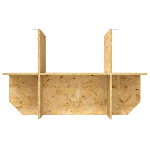 Основна за терариум Кафяво 80 x 50 x 50 см ОСБ