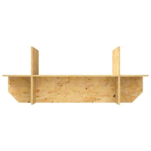 Основна за терариум с рафт Кафяво 100 x 40 x 50 cm ОСБ