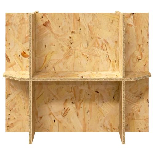 Основна за терариум с рафт Кафяво 60 x 30 x 50 см ОСБ