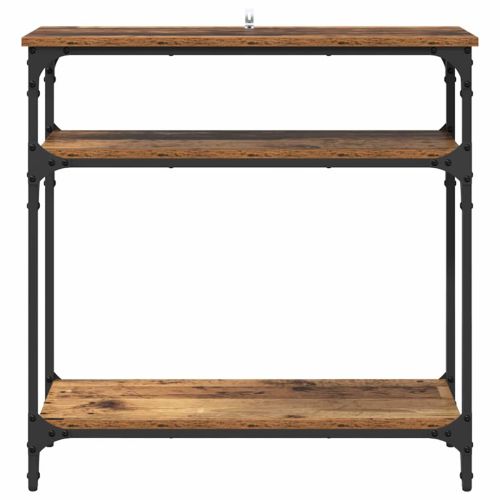 Конзолна маса Старо дърво 75 x 29 x 75 см Инженерно дърво