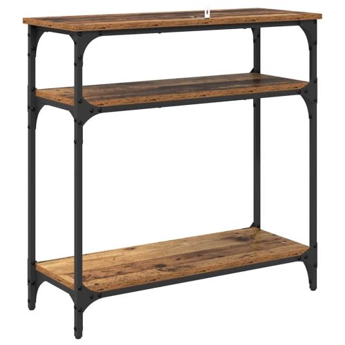 Конзолна маса Старо дърво 75 x 29 x 75 см Инженерно дърво