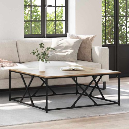 Масичка за кафе Дъб 100 x 100 x 40 cm Инженерно дърво