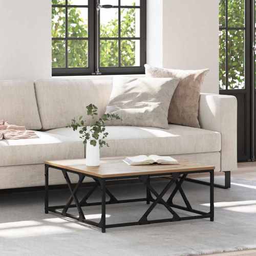 Масичка за кафе Дъб 70 x 70 x 30 cm Инженерно дърво