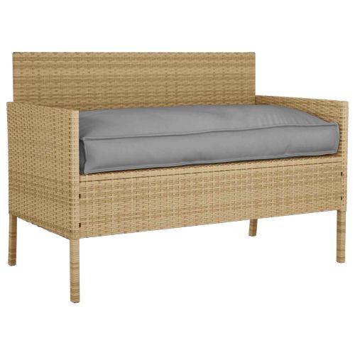 Възглавница за палетна седалка / облегалка Сив 120 х 60 х 12 см