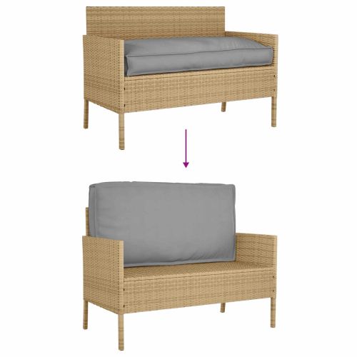 Възглавница за палетна седалка / облегалка Сив 120 х 60 х 12 см