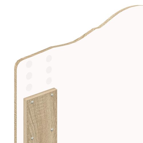 Рамка за легло с таблото Сонома дъб 75 x 190 cm Инженерно дърво