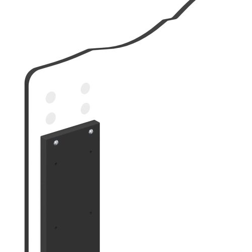 Легло с място за съхранение Черно 90 x 190 cm Инженерно дърво