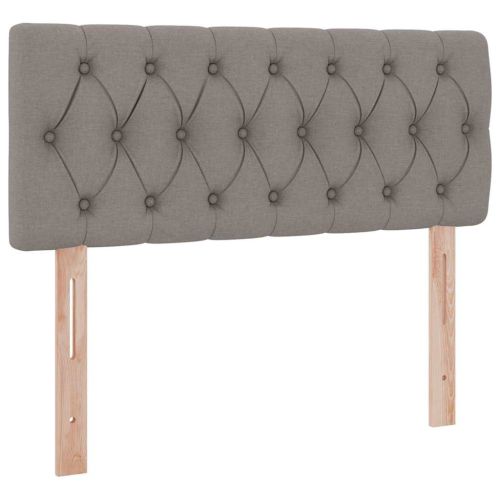 Легло с място за съхранение и матрак Таупе 120 x 200 cm