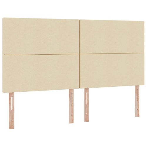 Легло с място за съхранение Кремав 180 x 200 cm Изкуствена