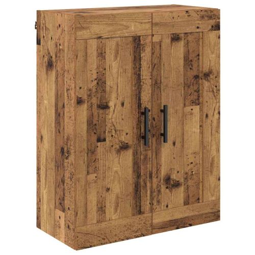 Висок шкаф Старо дърво 69,5 x 34 x 180 см Инженерно дърво