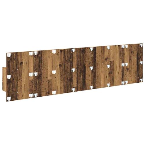 Табла с шкаф с чекмедже 3 pcs Старо дърво Инженерно дърво