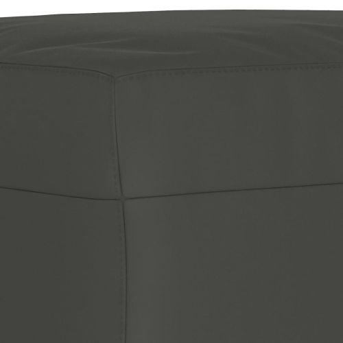 Пейка, тъмносива, 100x35x41 см, микрофибърен плат