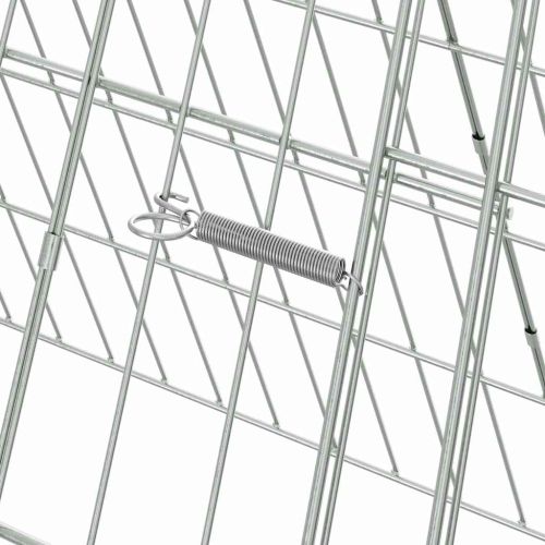 Клетка за заек Сребрист 650 x 55 x 55 см Галванизирана стомана