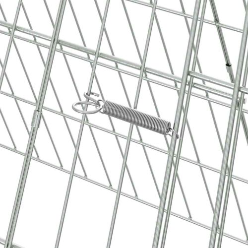 Клетка за заек Сребрист 650 x 55 x 55 см Галванизирана стомана