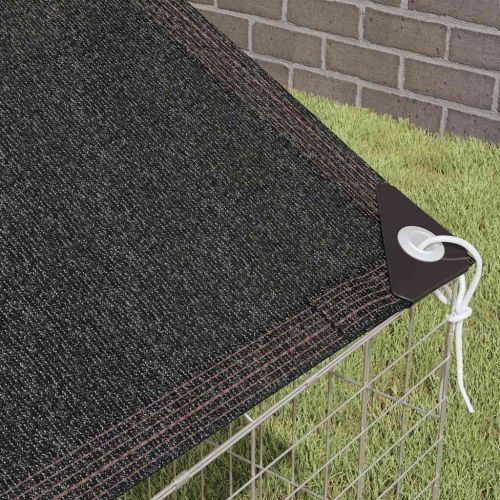 Клетка за заек Сребрист 400 x 78 x 78 см Галванизирана стомана