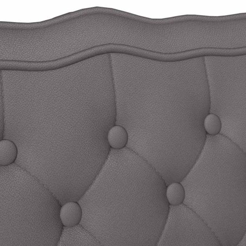 Пейка Честърфилд Сив 119.5 x 64.5 x 75 см Изкуствена