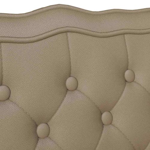Пейка Честърфилд Капучино 119.5 x 64.5 x 75 см Изкуствена