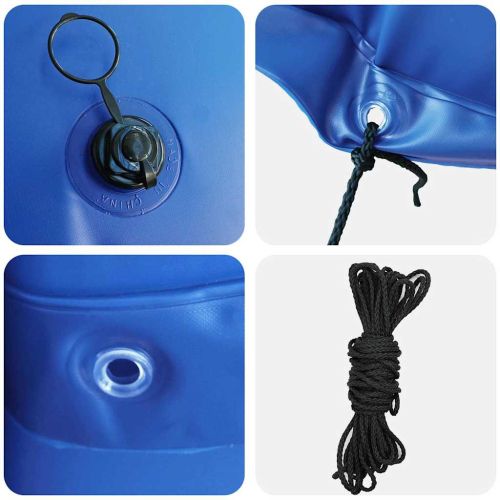 Воден възел за надземен басейн Синьо Ø 300 cm ПВЦ