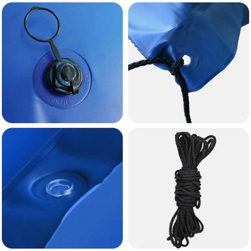 Възглавница за басейн Синьо 400 x 200 x 140 см ПВЦ