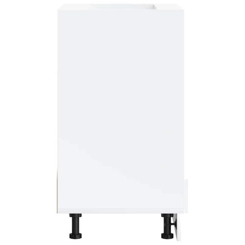 Шкаф за фурна, Lucca, бял, инженерно дърво