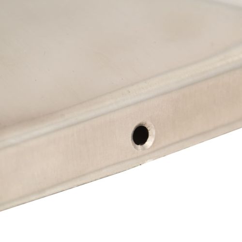 Пирамидни капаци за оградни стълбове 6 бр инокс 81x81 мм