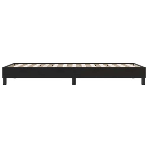 Box Spring Легло без матрак Черно 80x210 cm Кадифе