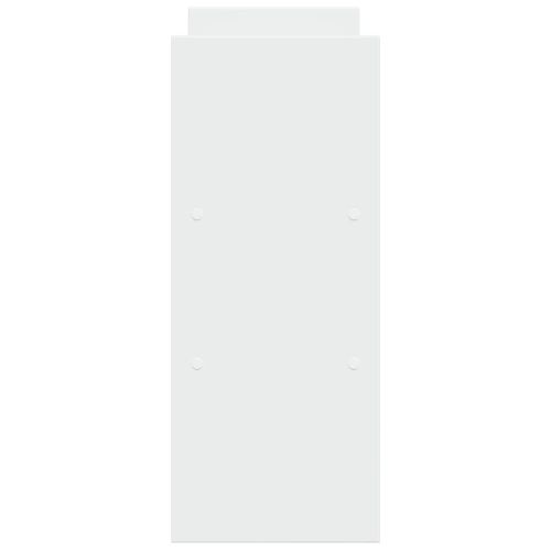 Органайзер за бюро регулируем бял 40x17x41 см инженерно дърво