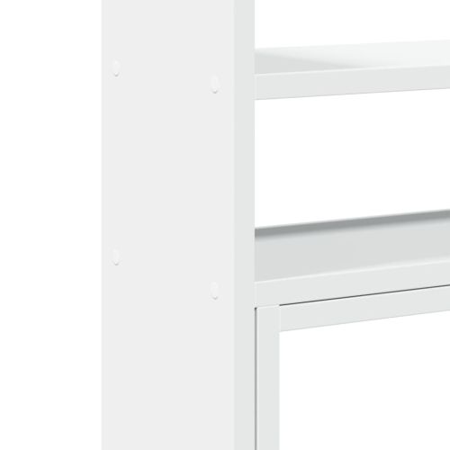 Органайзер за бюро регулируем бял 40x17x41 см инженерно дърво