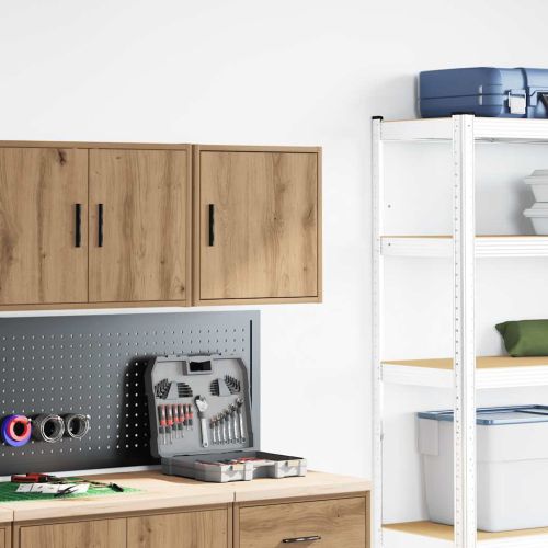 Гараж стенен шкаф Занаятчийски дъб Инженерно дърво