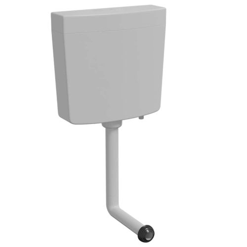 Тоалетно казанче с долен вход за вода, 3/6 л, сиво