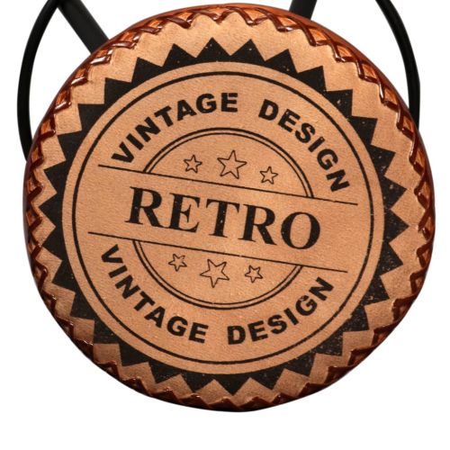 Бар комплект, 5 части, акация масив, естествена кожа и канава