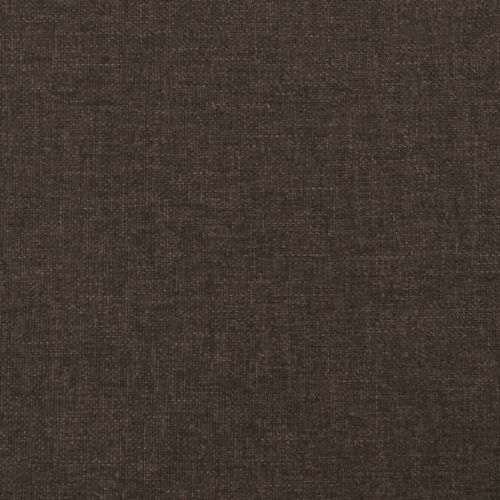 Електрически реклайнер стол, тъмнокафяв, текстил