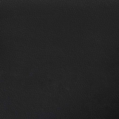 Боксспринг легло с матрак, черно, 120x190 см, изкуствена кожа