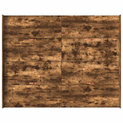 Легло с място за съхранение с таблото Димян дъб 140 x 200 cm