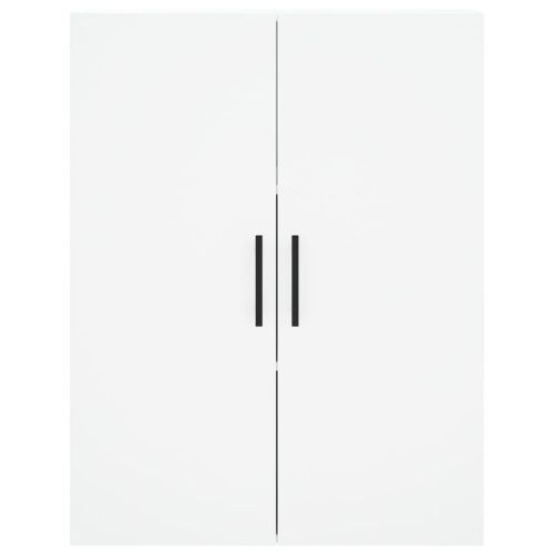 Стенен шкаф бял 69,5x34x90 см